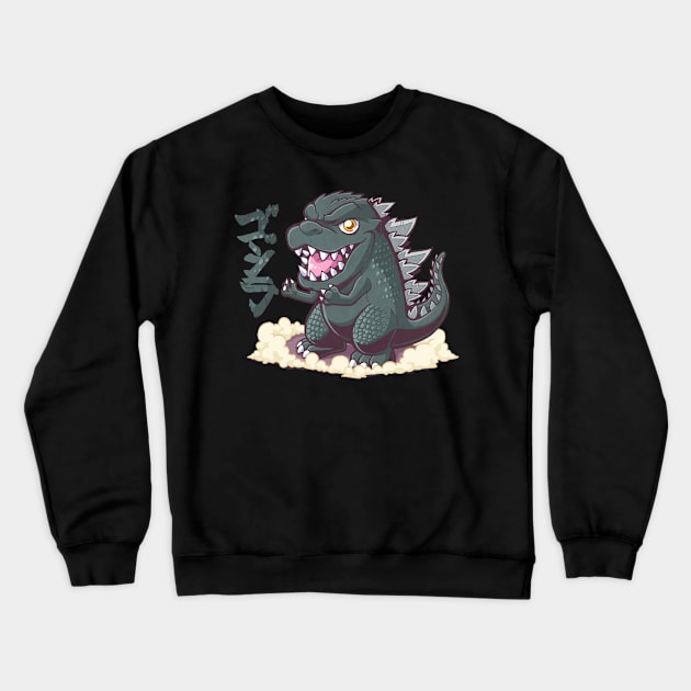 godzilla toon Crewneck Sweatshirt by aldistar